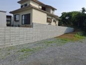 外構工事一式（ブロック塀の設置）の施工写真1